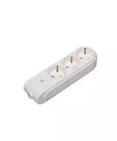 Колодка удлинителя 3-м с заземл. защ. шторки с выкл. Makel N3310000