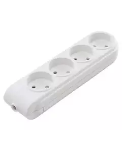 Колодка удлинителя 4-м без заземл. защ. шторки Makel N4010000