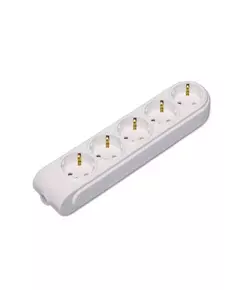 Колодка удлинителя 5-м с заземл. защ. шторки Makel N5210000