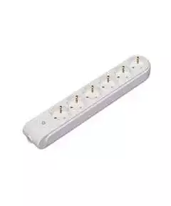 Колодка удлинителя 6-м с заземл. защ. шторки с выкл. Makel N6310000