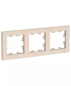 Рамка 3-м AtlasDesign универс. беж. SchE ATN000203
