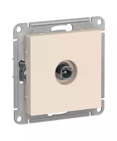 Механизм розетки TV проходной AtlasDesign 4DB беж. SchE ATN000292