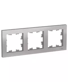 Рамка 3-м AtlasDesign универс. алюм. SchE ATN000303
