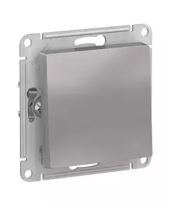 Механизм выключателя 1-кл. СП AtlasDesign 10А IP20 (сх. 1) 10AX алюм. SchE ATN000311