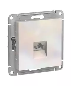 Механизм розетки компьютерной RJ45 AtlasDesign CAT.5e жемчуж. SchE ATN000483