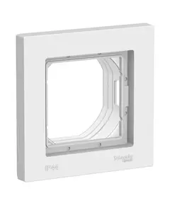 Рамка 1-м AtlasDesign Aqua IP44 бел. SchE ATN440101