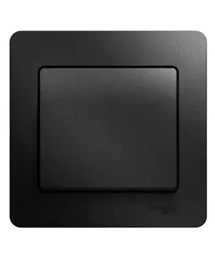 Выключатель 1-кл. СП Glossa 10А IP20 (сх. 1) 10AX в сборе антрацит SchE GSL000712