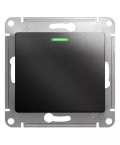 Механизм выключателя 1-кл. СП Glossa 10А IP20 (сх. 1а) 10AX с подсветкой антрацит SchE GSL000713
