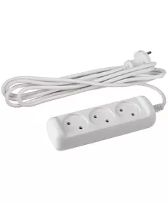 Удлинитель 3х3м без зазeмл. 10А IP20 U-3-3m ПВС 2х1 ЭРА Б0028355