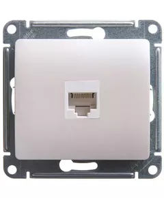 Механизм розетки комп. 1-м Glossa RJ45 CAT.5E перламутр SchE GSL000681K