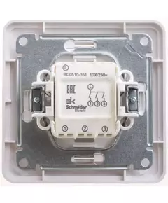 Выключатель 3-кл. СП W59 10А IP20 10AX в сборе бел. SchE VS0510-351-18