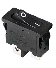 Выключатель клавишный 250В 6А (2с) ON-OFF черн. Mini (RWB-103; SC-766; MRS-101-5) Rexant 36-2050