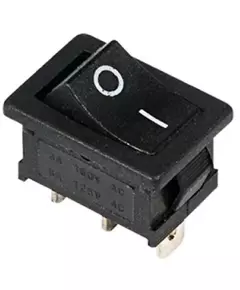 Выключатель клавишный 250В 6А (3с) ON-ON черн. Mini (RWB-202; SC-768) Rexant 36-2130