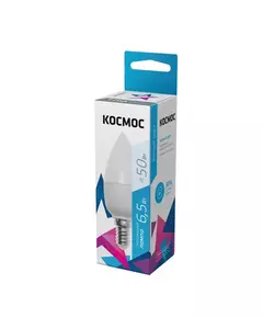 Лампа светодиодная CN 6.5Вт 220В E14 4500К Космос LkecLED6.5wCNE1445