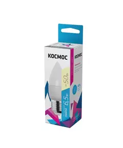Лампа светодиодная CN 6.5Вт 220В E27 3000К Космос LkecLED6.5wCNE2730