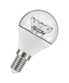 Лампа светодиодная LED STAR CLASSIC P 40 5.4W/830 5.4Вт шар 3000К тепл. бел. E14 470лм 220-240В прозр. пласт. OSRAM 4052899971622
