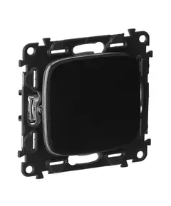 Механизм выключателя 1-кл. СП Valena Allure 10А IP20 250В 10AX с лиц. панелью безвинт. зажимы антрацит Leg 752911