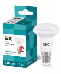Лампа светодиодная ECO R39 3Вт 4000К бел. E14 270лм 230-240В IEK LLE-R39-3-230-40-E14