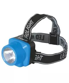 Фонарь налобный аккумуляторный LED 5374 (220В LED 1 режим; голуб.) Ultraflash 12427