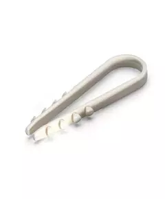 Дюбель-хомут ДХ 19-25 нейлон бел. (уп.100шт) Fortisflex 57551