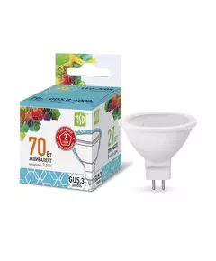 Лампа светодиодная LED-JCDR-standard 7.5Вт 4000К бел. GU5.3 675лм 160-260В ASD 4690612001456