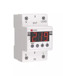 Реле напряжения с дисплеем MRV 63А PROxima EKF MRV-63A