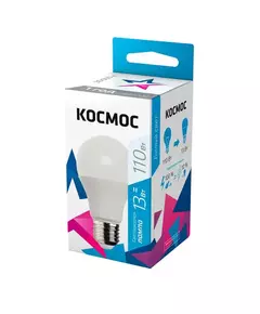 Лампа светодиодная A60 13Вт 4500К E27 220В КОСМОС LkecLED13wA60E2745