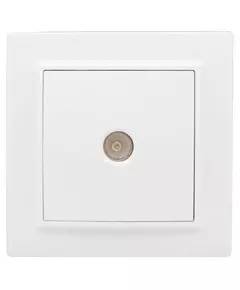 Розетка TV 1-м СП Минск 75Ом 5-862МГц бел. Basic EKF ERA00-027-10