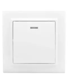 Выключатель 1-кл. СП Минск 10А IP20 с индикатором бел. Basic EKF ERV10-121-10