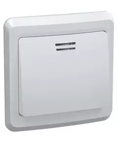 Выключатель 1-кл. СП Вега 10А IP20 ВС10-1-1-ВБ с индикацией бел. IEK EVV11-K01-10-DM