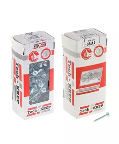 Саморез для тонкого метал. листа 4.2х38 (уп.200шт) коробка Tech-Krep 102143