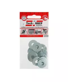 Шайба кузовная M8 цинк. DIN 9021 (уп.15шт) пакет Tech-Krep 103038