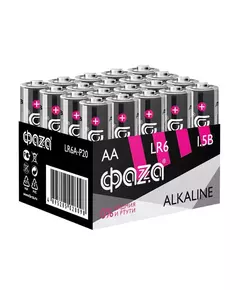 Элемент питания алкалиновый LR6 Alkaline Pack-20 (уп.20шт) ФАZА 5028098