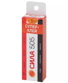 Супер-клей 6г пластик туба в кор. СИЛА Б0033120