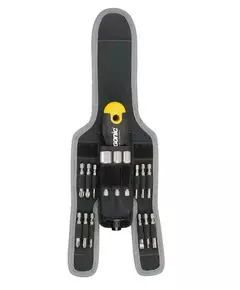 Трещотка поворотная Ergonic K с набором бит в чехле 16 предметов Felo 06071604
