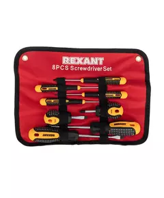 Набор отверток 8 предметов Rexant 12-4774