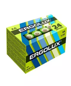 Элемент питания алкалиновый LR6 Alkaline BP-24 (уп.24шт) NEW Ergolux 14212