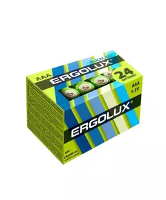 Элемент питания алкалиновый LR03 Alkaline BP-24 (уп.24шт) NEW Ergolux 14213