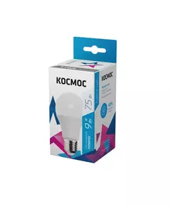 Лампа светодиодная А55 9Вт 4500К Е27 Космос LkecLED9wA55E2745