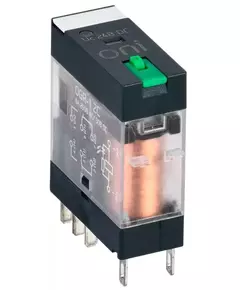 Реле общего назначения OGR-1 2C 24В DC с LED и тест. кнопкой ONI OGR-1-2C-DC24V-L-B
