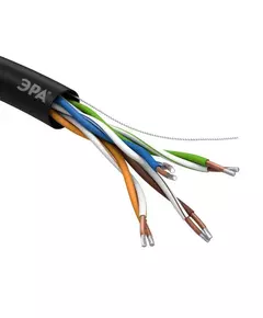 Кабель  UTP 4x2x24AWG Cat5e CCA PE OUTDOOR 305м SIMPLE (м) ЭРА Б0044436