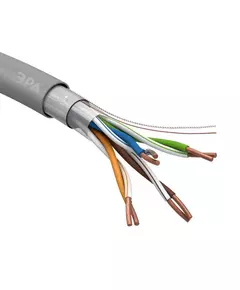 Кабель  FTP 4x2x24 AWG Cat5e CU PVC 305м (м) ЭРА Б0044688