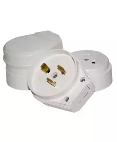 Разъем РШ-ВШ 32А 220В бел. РВШ 32-002 0301-00040