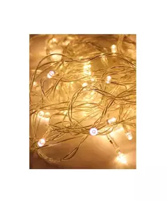 Гирлянда светодиодная 80LED бел. прозр. провод 8.8м (7.3+1.5) 8 режимов мигания IP20 тепл. бел. Космос KOC_GIR80LED_W