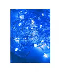 Гирлянда светодиодная 80LED син. прозр. провод 8.8м (7.3+1.5) 8 режимов мигания IP20 син. Космос KOC_GIR80LED_B