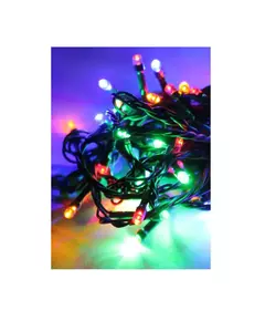 Гирлянда светодиодная 100LED зел. провод 10.8м 8 режимов мигания IP20 мультиколор Космос KOC_GIR100LED_RGB