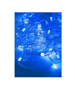 Гирлянда светодиодная 100LED син. прозр. провод 10.8м (9.3+1.5) 8 режимов мигания IP20 син. Космос KOC_GIR100LED_B