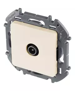 Розетка TV "звезда" Inspiria 2дБ 0-2400мГц сл. кость Leg 673851