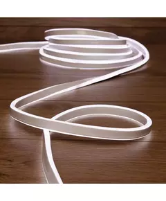 Шнур светодиодный гибкий неон LED SMD 8х16мм 120LED/м двустор. бел. 5м Neon-Night 131-005