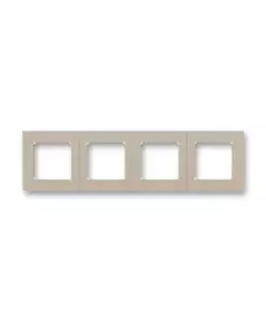 Рамка Levit 4п кофе макиато/бел. ABB 2CHH015040A6018